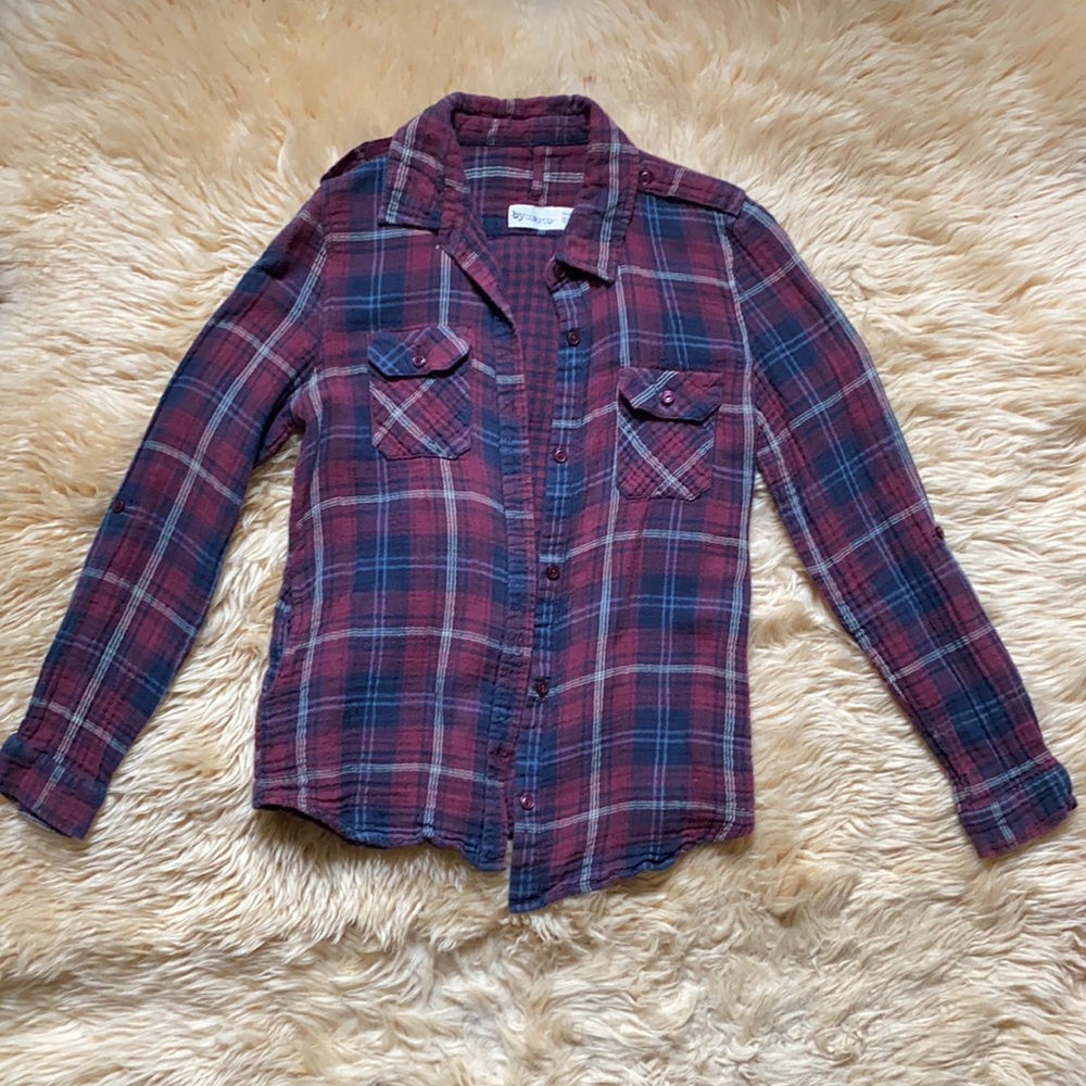 By Corpus Flannel Button Up with Pockets